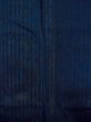 画像4: N0321R  女性用 道行  シルク（正絹）   紺, 縞 【中古】 【USED】 【リサイクル】 ★★★☆☆ (4)