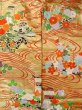 画像7: N0605E  女性用 打掛  シルク（正絹）   金色, 桜 【中古】 【USED】 【リサイクル】 ★☆☆☆☆ (7)