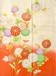 画像6: N0814T  女性用 振袖  シルク（正絹）   オフ　ホワイト, 菊 【中古】 【USED】 【リサイクル】 ★☆☆☆☆ (6)